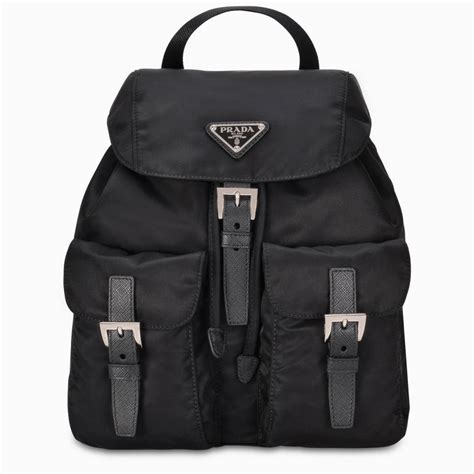 mini nylon backpack prada|prada nylon tote bag small.